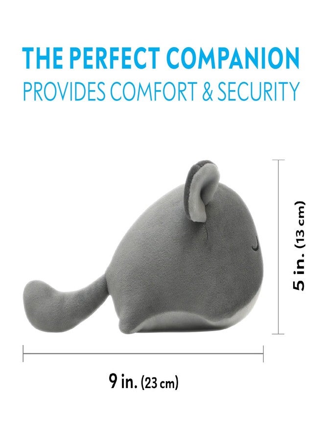 Paw Inspired Chinchilla Cuddler for Chinchillas, Guinea Pigs, Hamsters, Rats, Ferrets, Hedgehogs, Sugar Gliders, Small Animals | 9-Inch Chinchilla Plush Accessory Toy (Gray) - Image 3